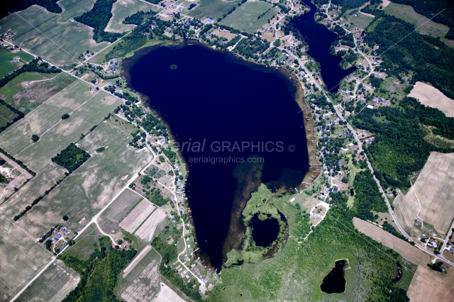 Dickerson Lake in Montcalm County, Michigan